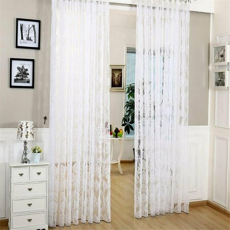 DOLCE MELA Patras Sheer Curtain Panel - White DMC481